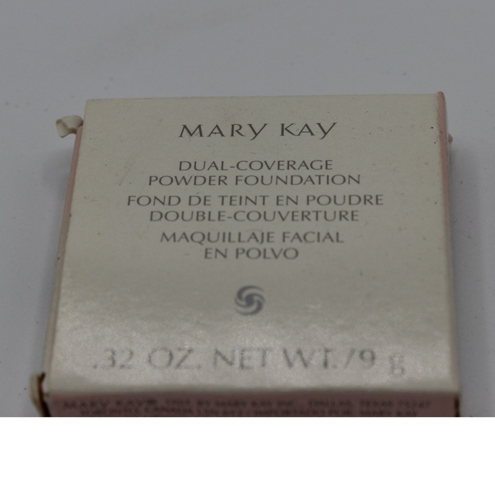 Mary Kay Dual-Coverage Powder Foundation Ivory 100 Matte Finish 0.32oz New Box